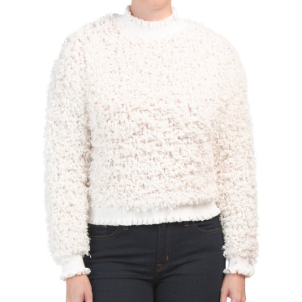 Drop Sholder Long Sleeve Pullover